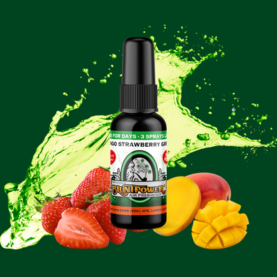 Mango Strawberry Green Air Freshener Spray - BluntPower Air Freshener