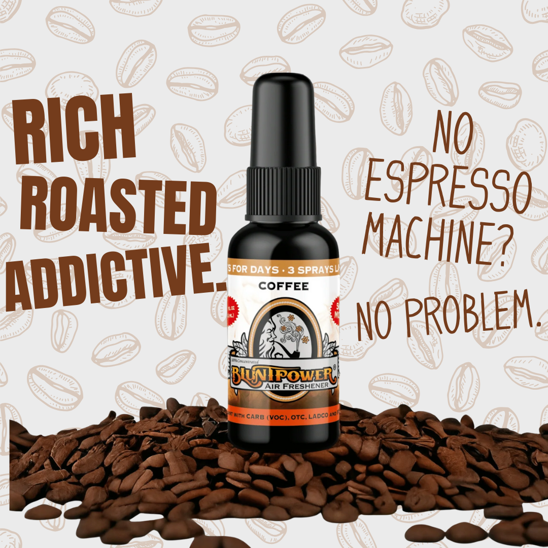 Coffee Air Freshener Spray - BluntPower Air Freshener