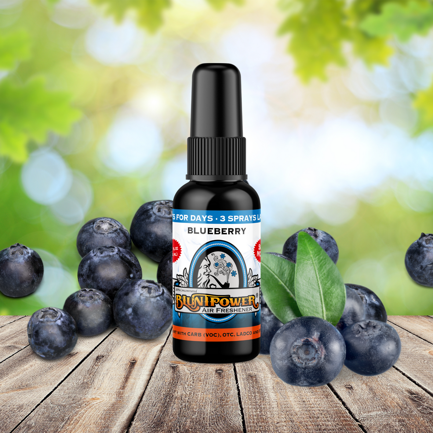 Blueberry Air Freshener Spray - BluntPower Air Freshener