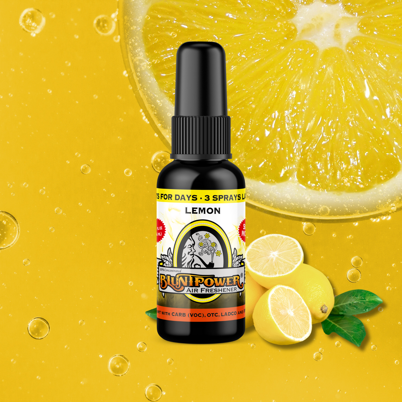 Lemon Air Freshener Spray - BluntPower Air Freshener