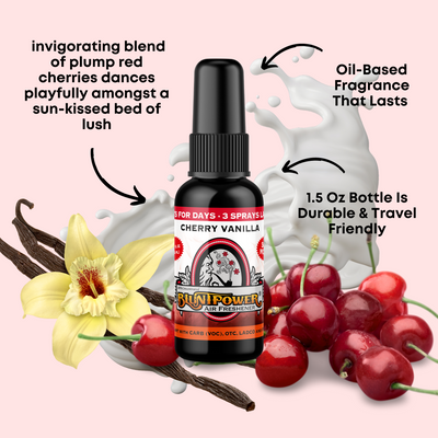 Cherry Vanilla Air Freshener Spray - BluntPower Air Freshener