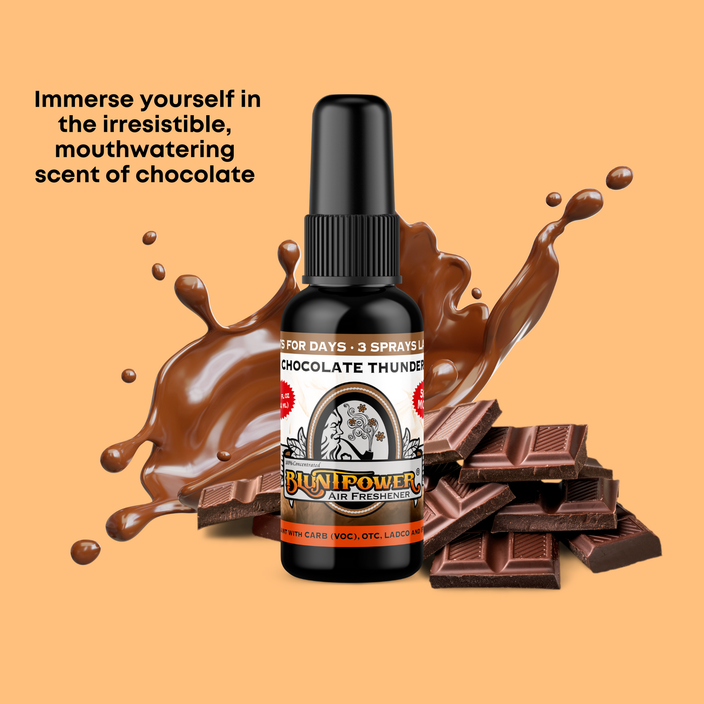 Chocolate Thunder Air Freshener Spray - BluntPower Air Freshener