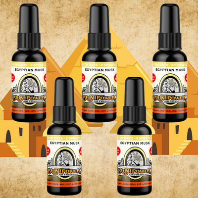 Egyptian Musk Spray Air Freshener Bundle (5 Pack) - BluntPower Air Freshener