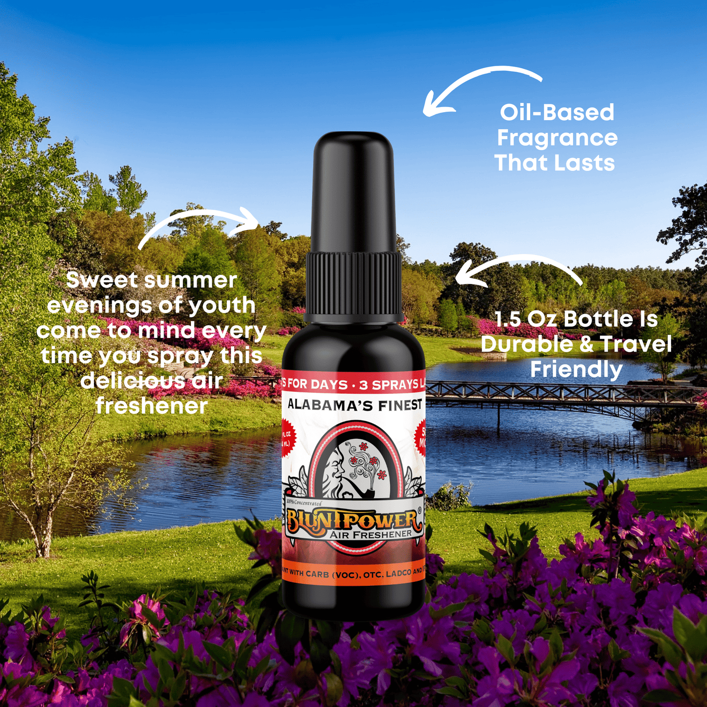 Alabama Finest Air Freshener Spray - BluntPower Air Freshener