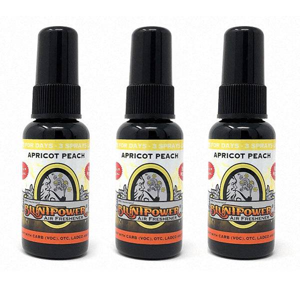 Apricot Peach Spray Air Freshener Bundle (3 Pack) - BluntPower Air Freshener