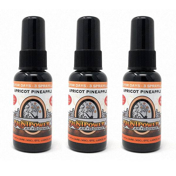 Apricot Pineapple Spray Air Freshener Bundle (3 Pack) - BluntPower Air Freshener