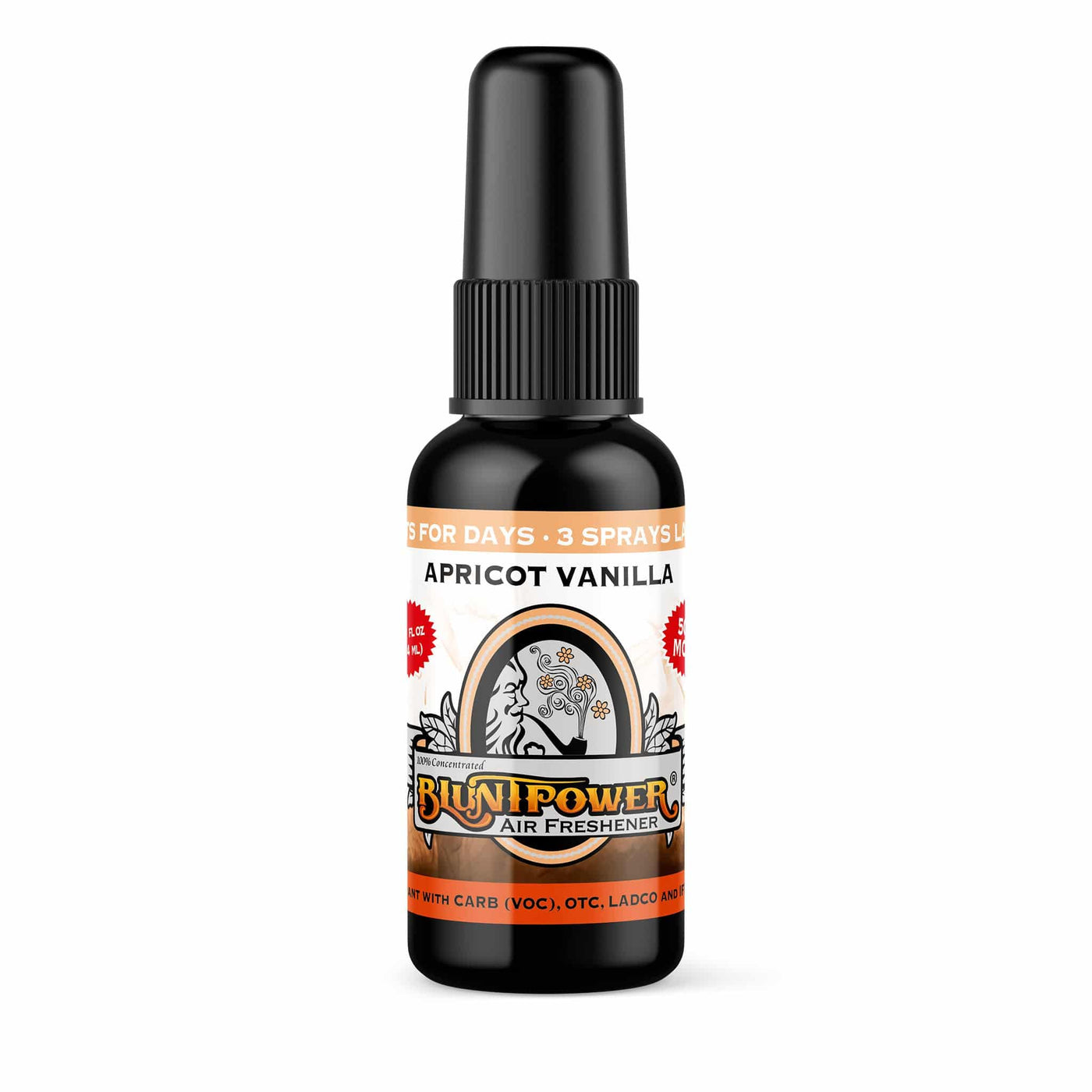 Apricot Vanilla Air Freshener Spray - BluntPower Air Freshener