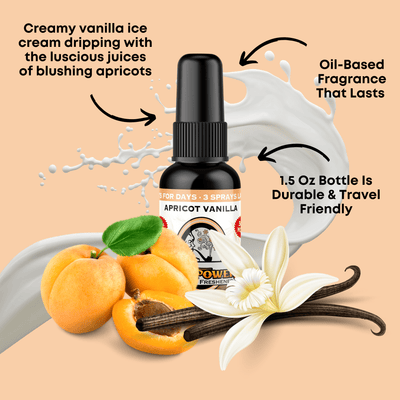 Apricot Vanilla Air Freshener Spray - BluntPower Air Freshener