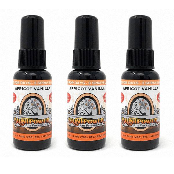 Apricot Vanilla Spray Air Freshener Bundle (3 Pack) - BluntPower Air Freshener