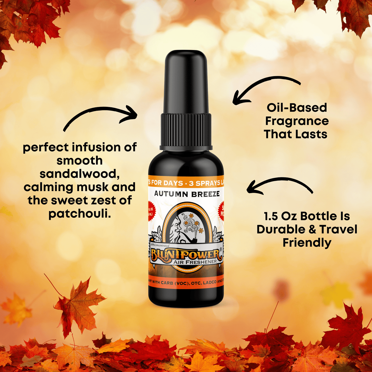 Autumn Breeze Air Freshener Spray - BluntPower Air Freshener