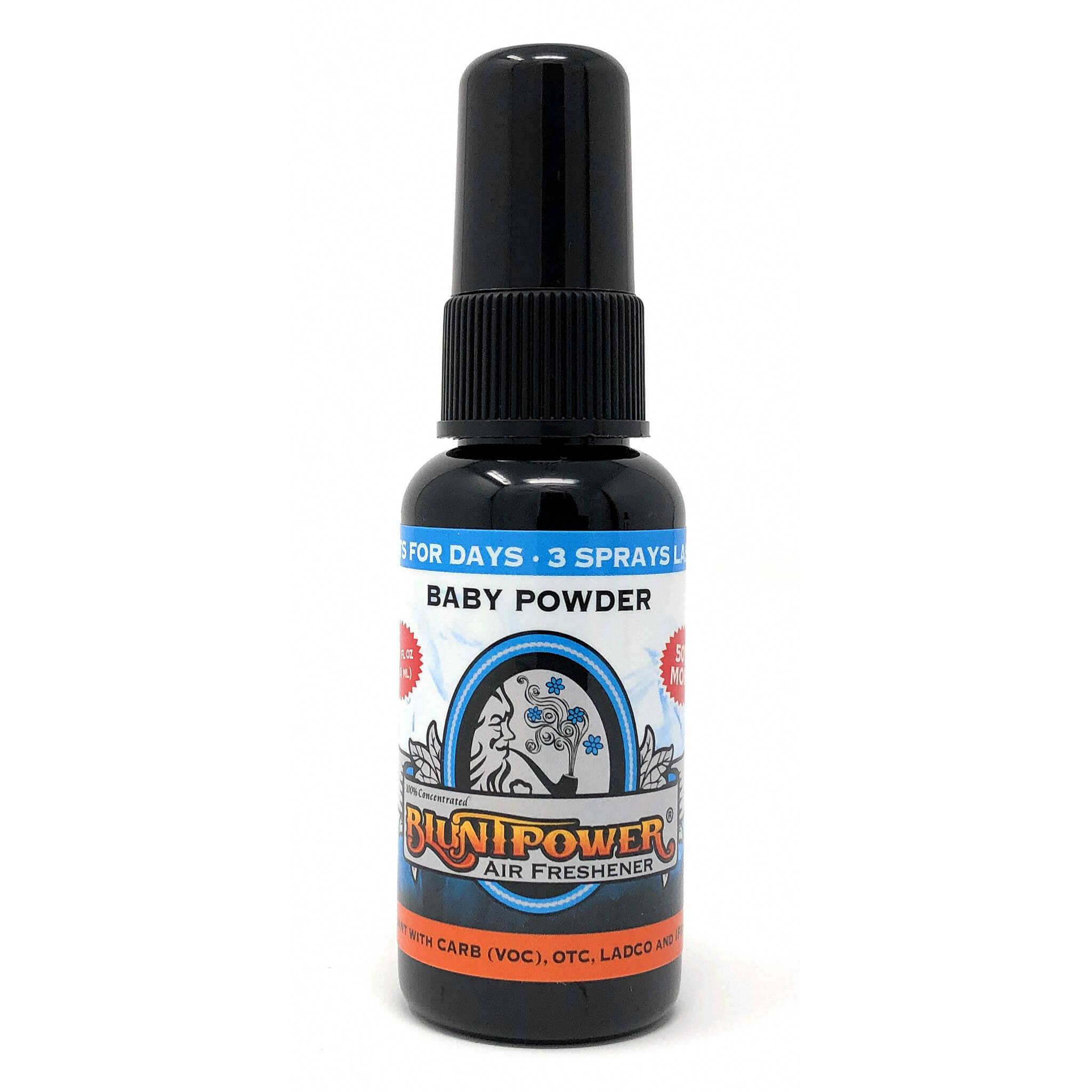Baby Powder Long Lasting Spray Air Freshener Bundle (3 Pack) - BluntPower Air Freshener