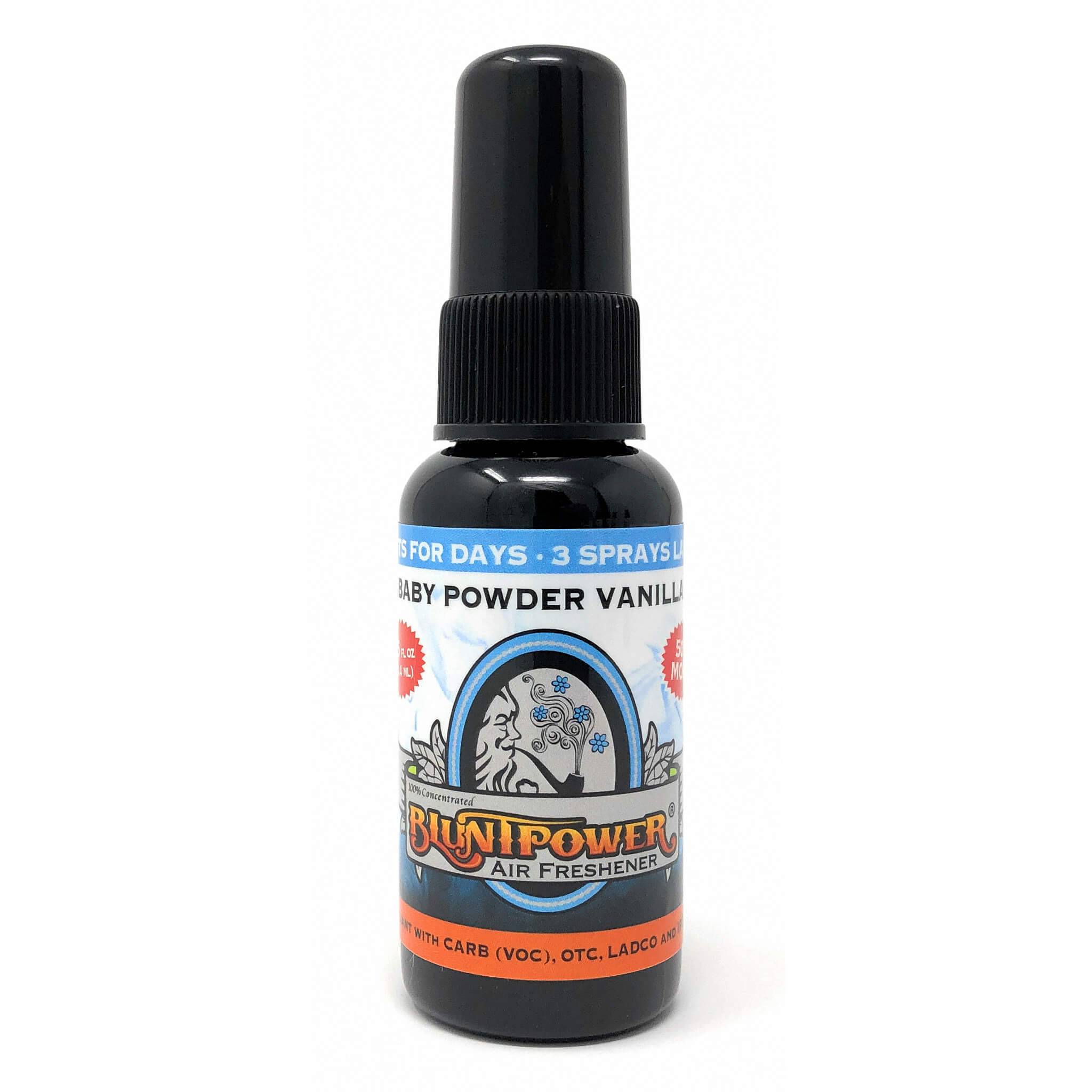 Baby Powder Vanilla Spray Air Freshener Bundle (5 Pack) - BluntPower Air Freshener