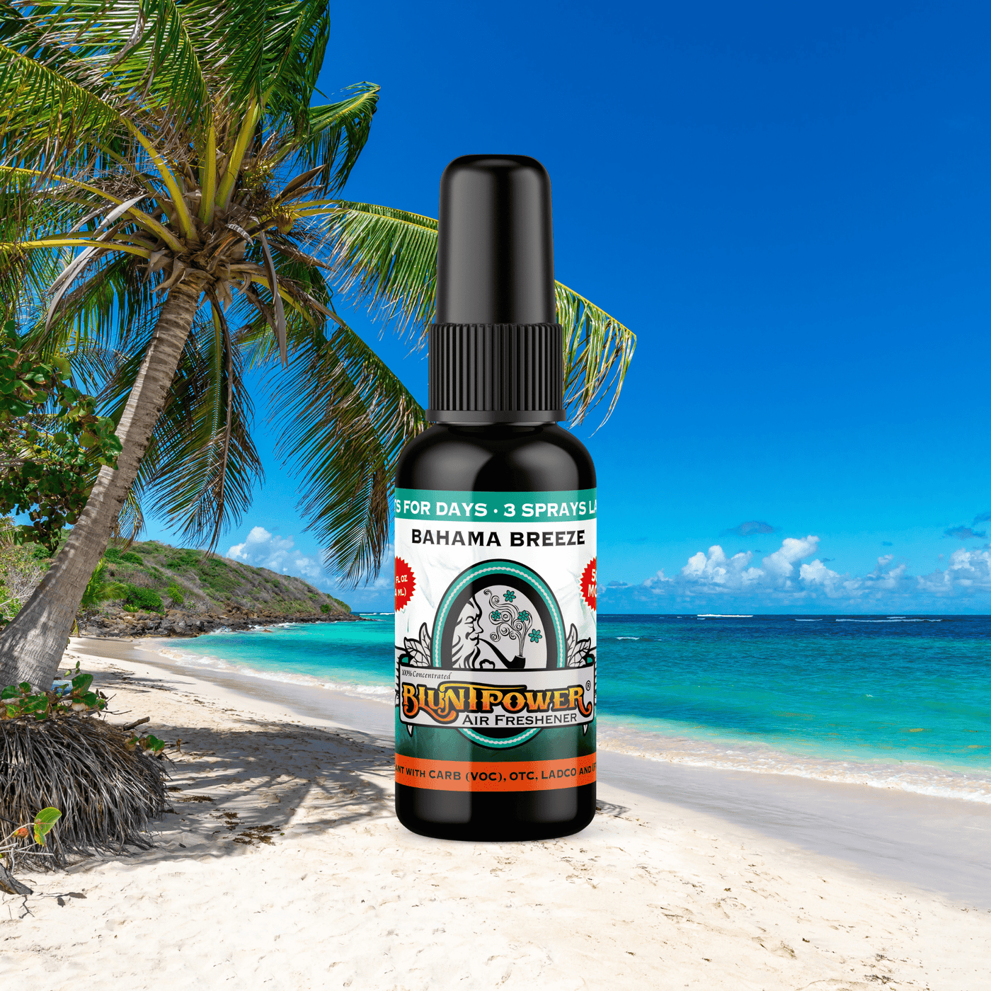 Bahama Breeze Air Freshener Spray - BluntPower Air Freshener