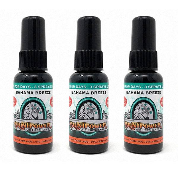 Bahama Breeze Spray Air Freshener Bundle  (3 Pack) - BluntPower Air Freshener