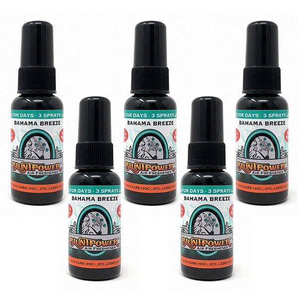 Bahama Breeze Spray Air Freshener Bundle (5 Pack) - BluntPower Air Freshener