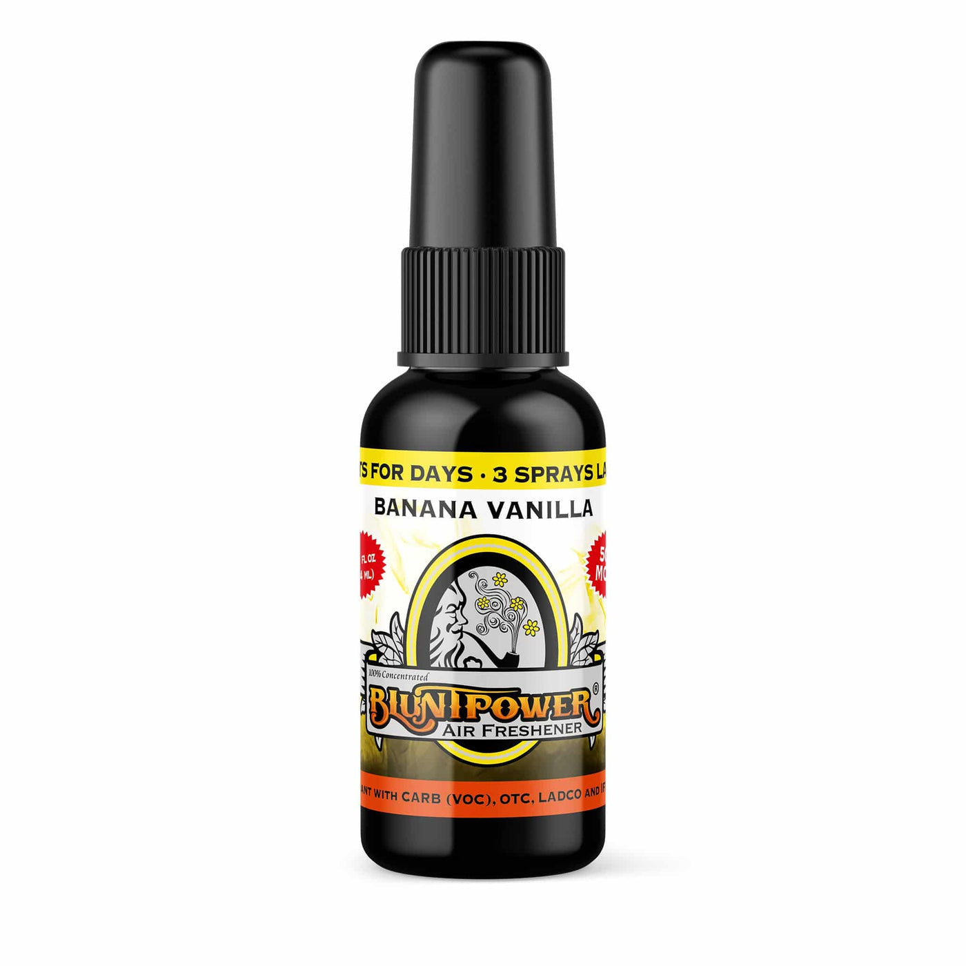 Banana Vanilla Air Freshener Spray - BluntPower Air Freshener