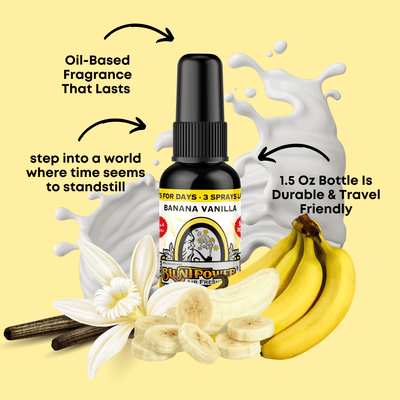 Banana Vanilla Air Freshener Spray - BluntPower Air Freshener