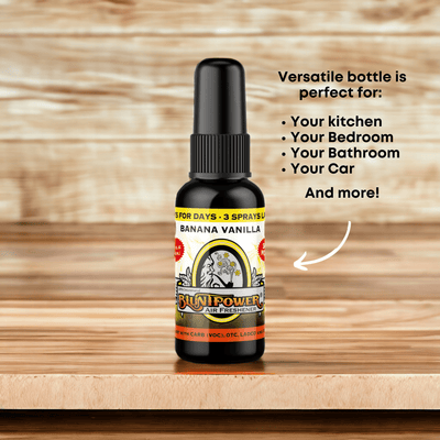 Banana Vanilla Air Freshener Spray - BluntPower Air Freshener