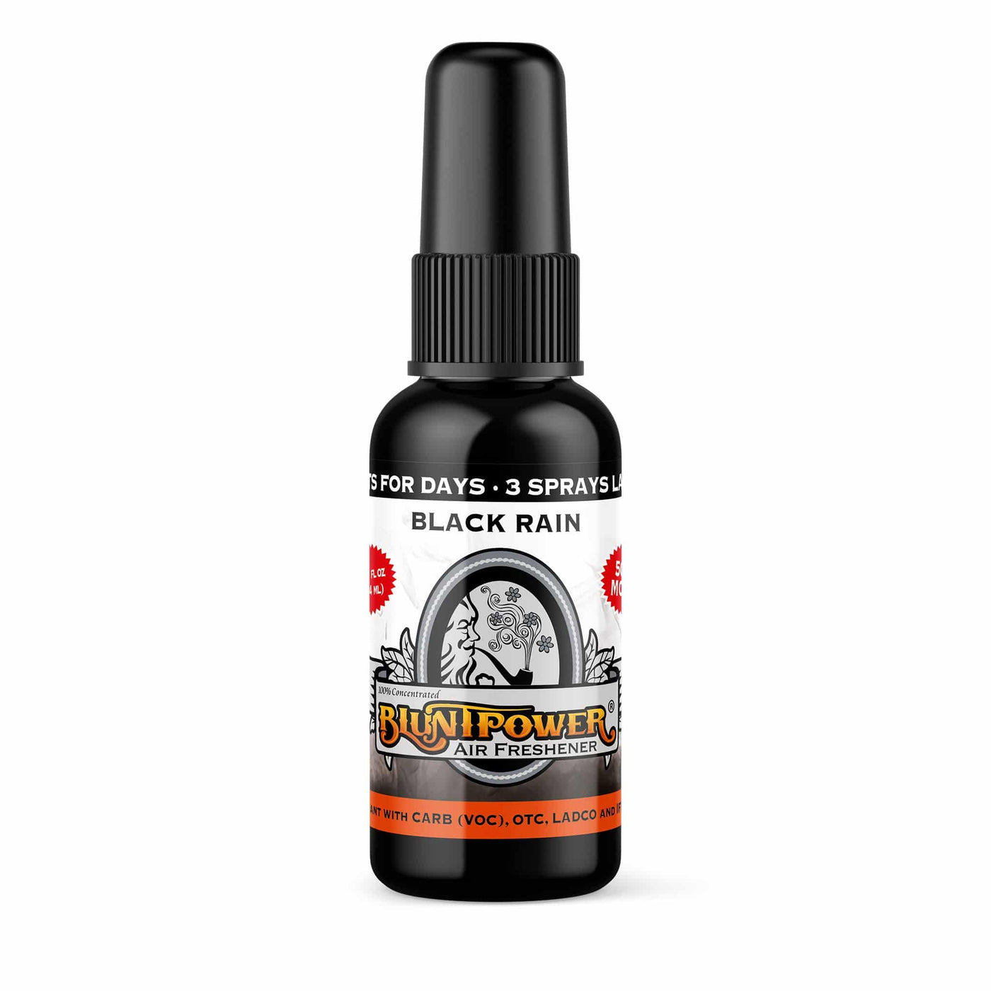 Black Rain Air Freshener Spray - BluntPower Air Freshener