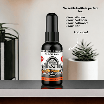 Black Rain Air Freshener Spray - BluntPower Air Freshener