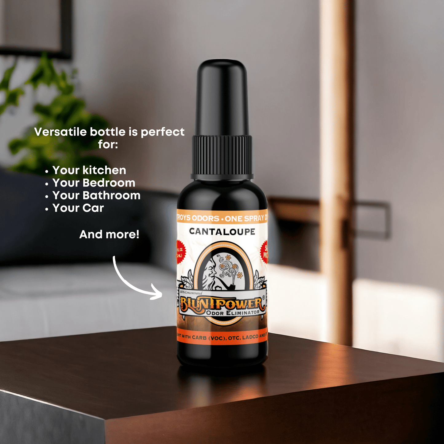 Cantaloupe Long Lasting Air Freshener Spray - BluntPower Air Freshener