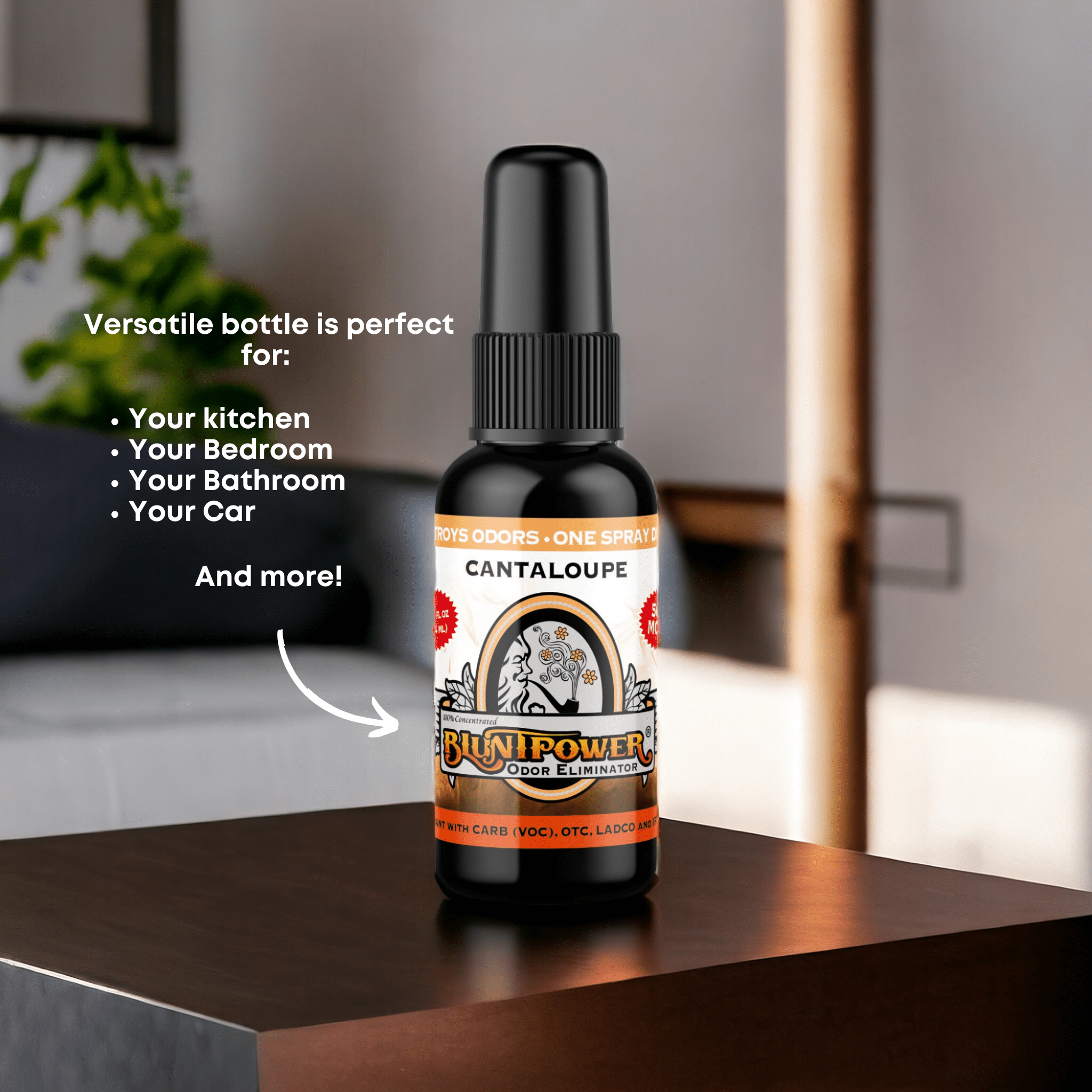 Cantaloupe Long Lasting Air Freshener Spray - BluntPower Air Freshener