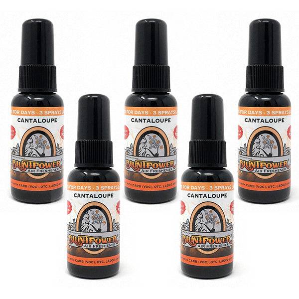 Cantaloupe Long Lasting Spray Air Freshener Bundle (5 Pack) - BluntPower Air Freshener
