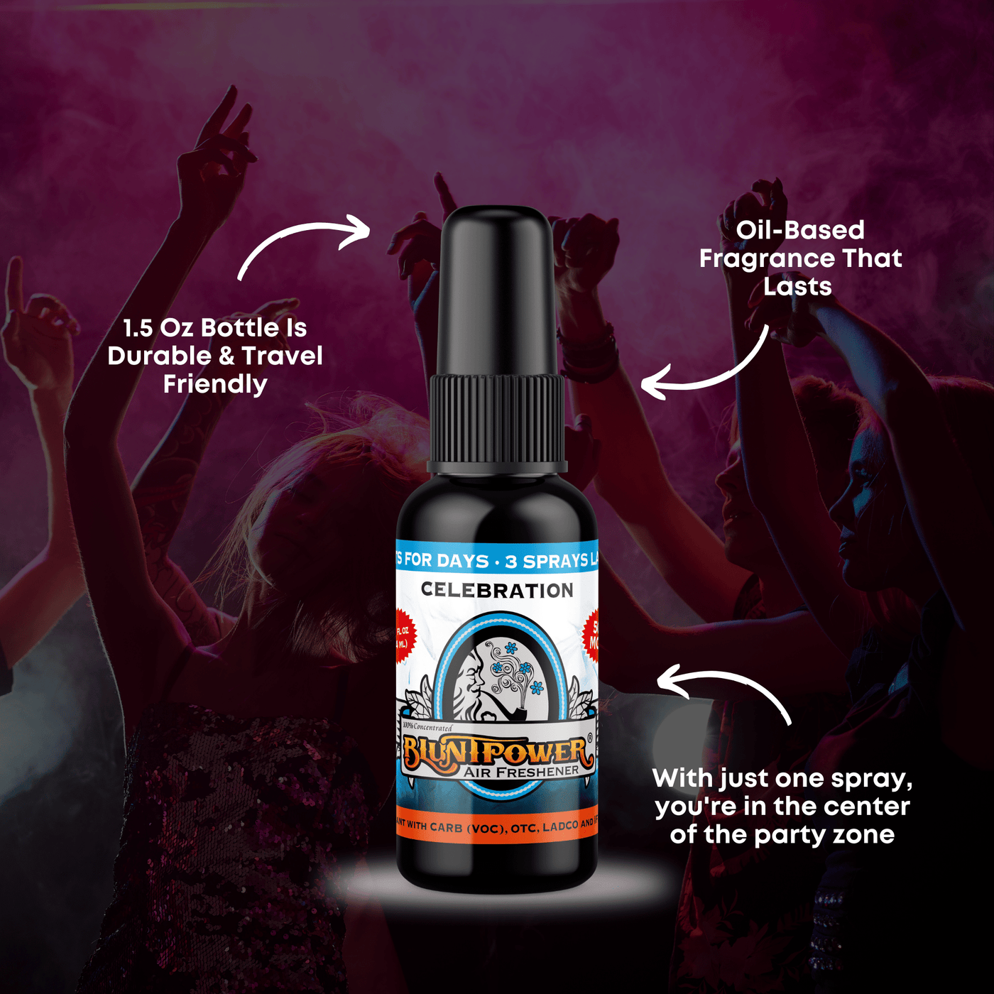 Celebration Air Freshener Spray - BluntPower Air Freshener