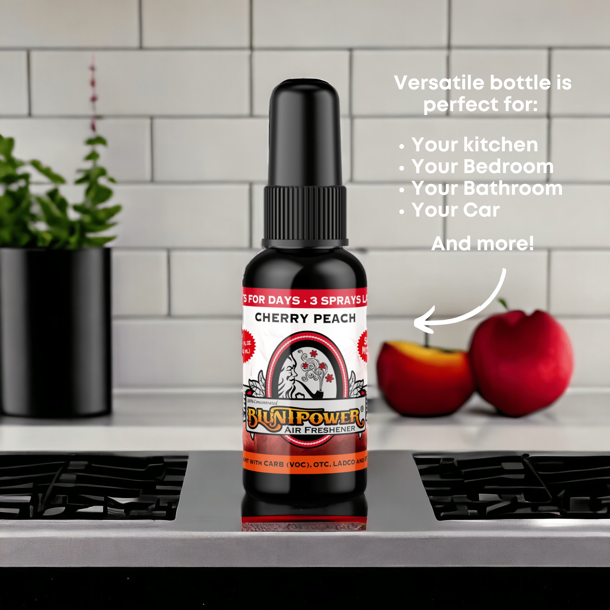 Cherry Peach Air Freshener Spray - BluntPower Air Freshener