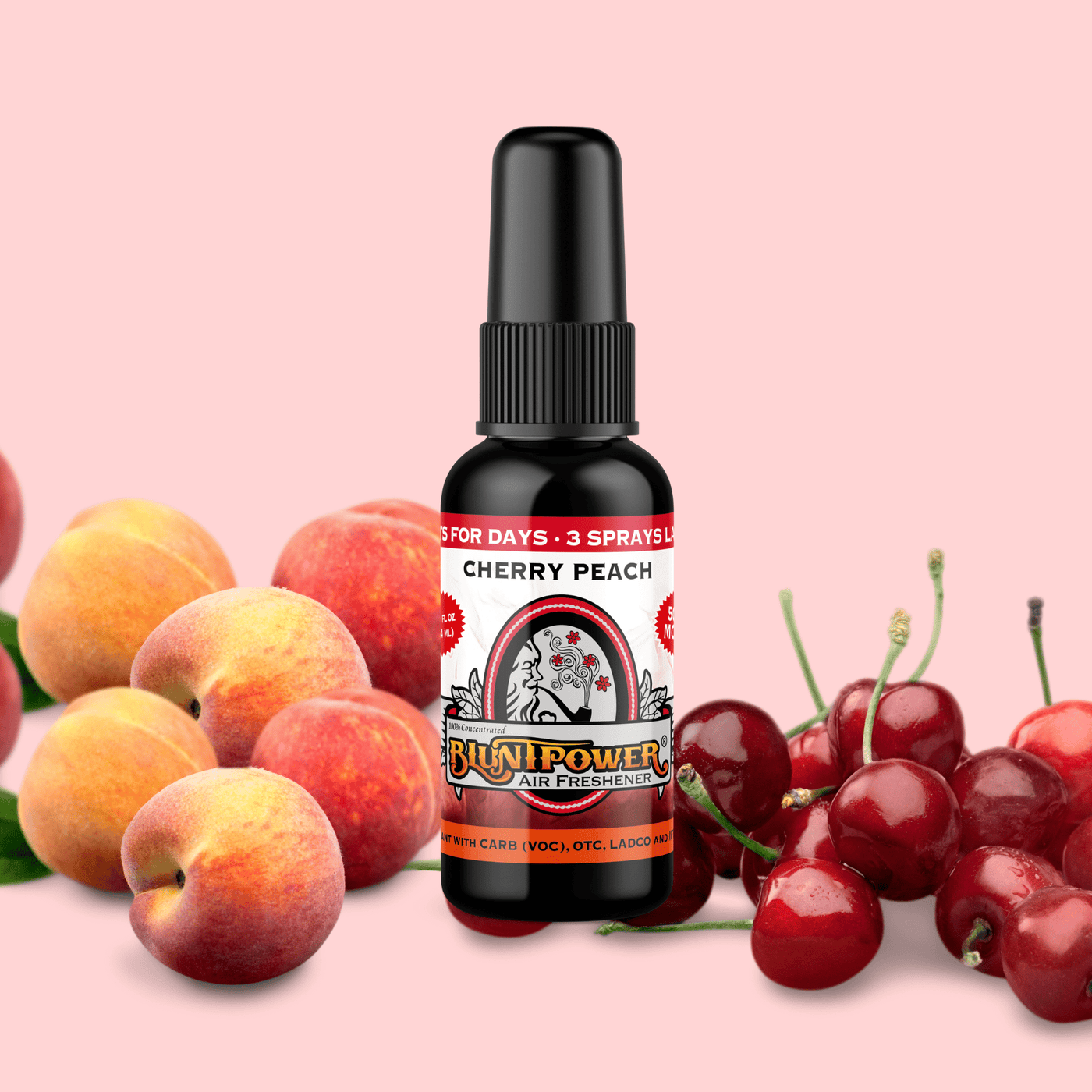 Cherry Peach Air Freshener Spray - BluntPower Air Freshener