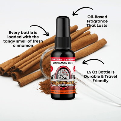 Cinnamon Bun Air Freshener Spray - BluntPower Air Freshener