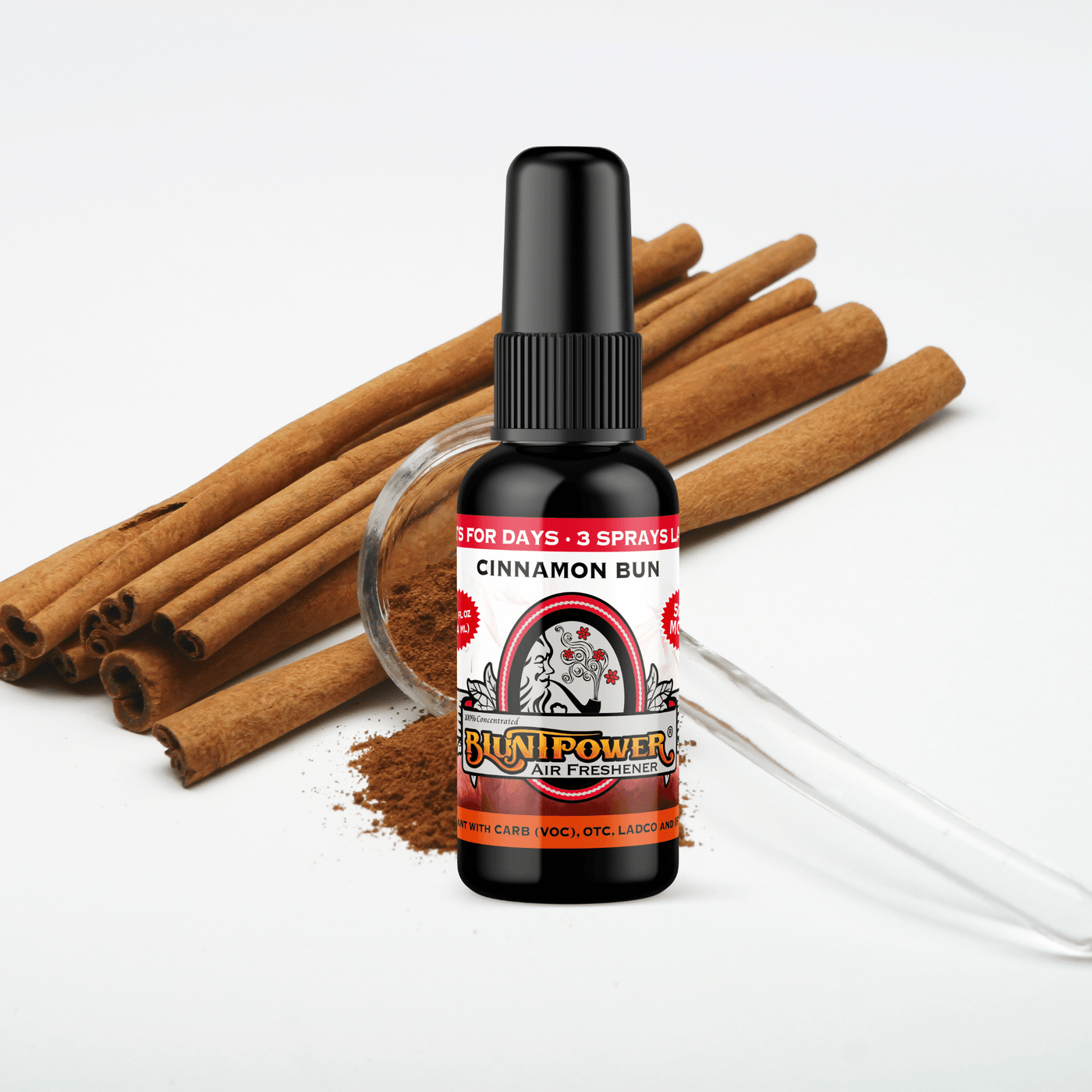 Cinnamon Bun Air Freshener Spray - BluntPower Air Freshener