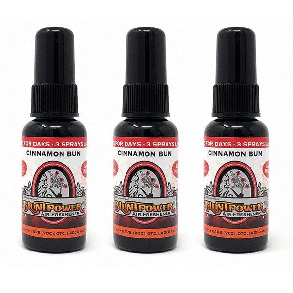 Cinnamon Bun Spray Air Freshener Bundle (3 Pack) - BluntPower Air Freshener