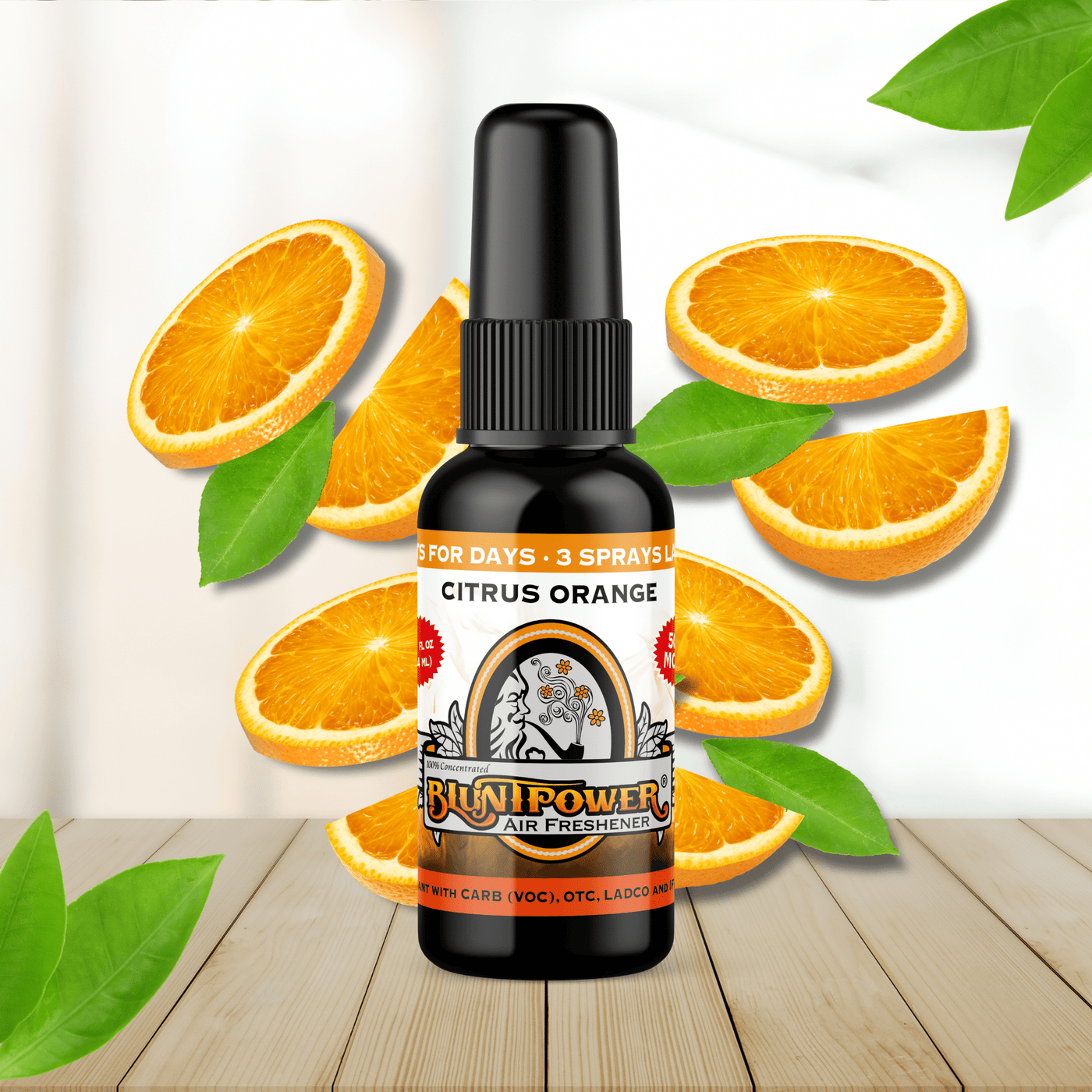 Citrus Orange Air Freshener Spray - BluntPower Air Freshener