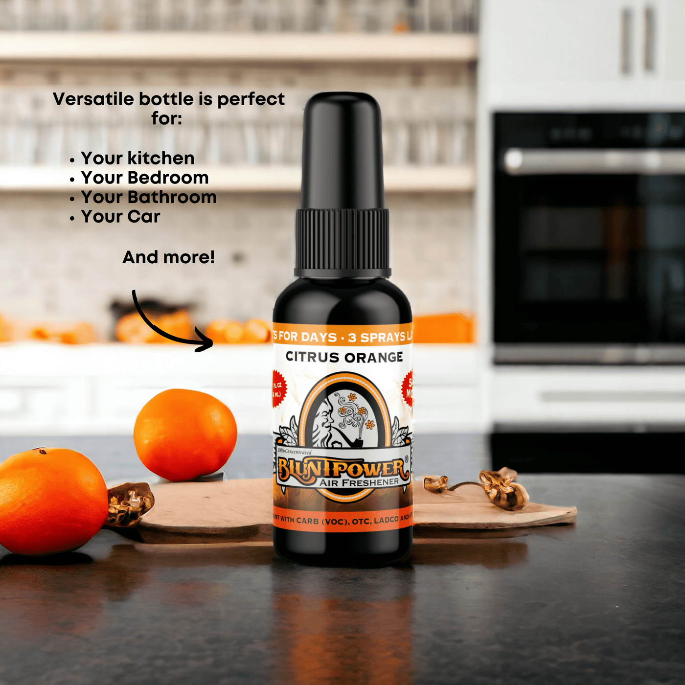 Citrus Orange Air Freshener Spray - BluntPower Air Freshener