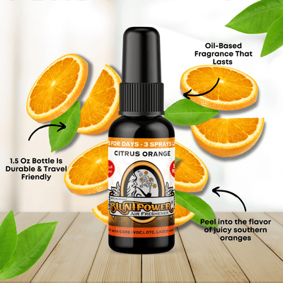 Citrus Orange Air Freshener Spray - BluntPower Air Freshener