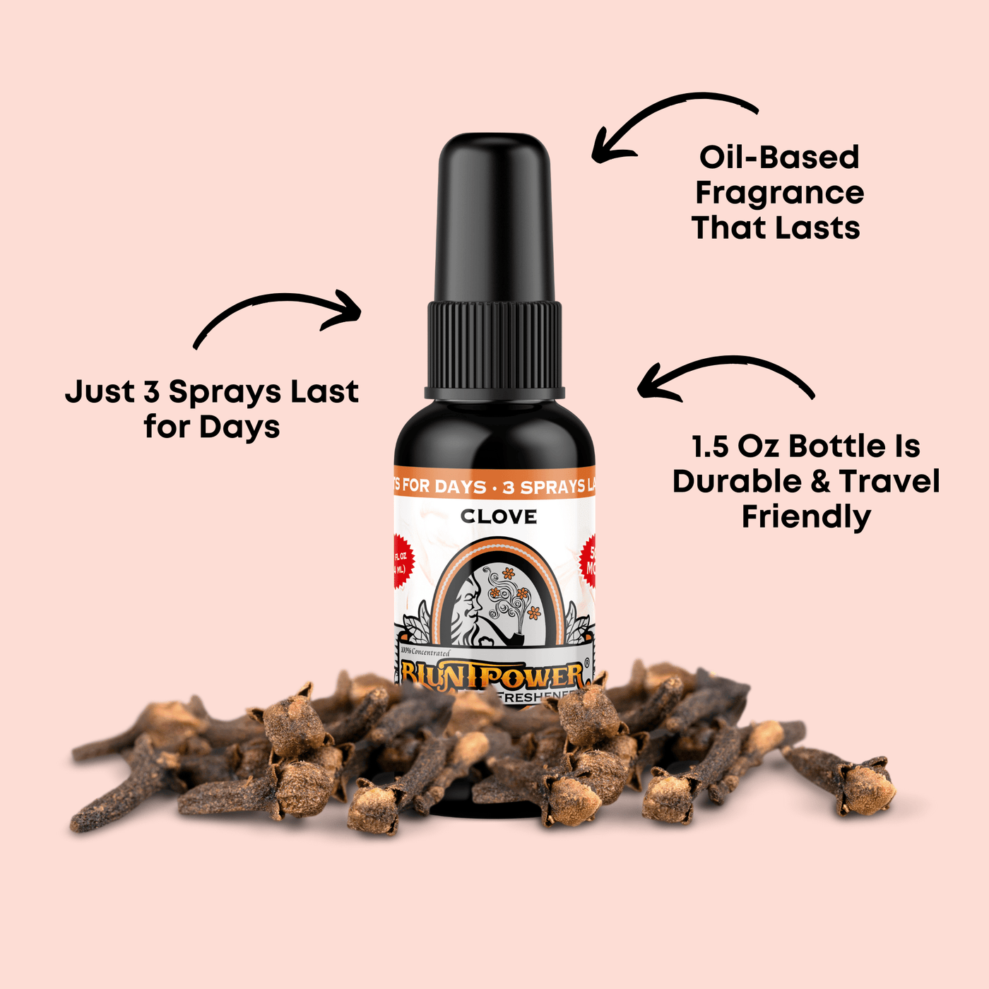 Clove Air Freshener Spray - BluntPower Air Freshener