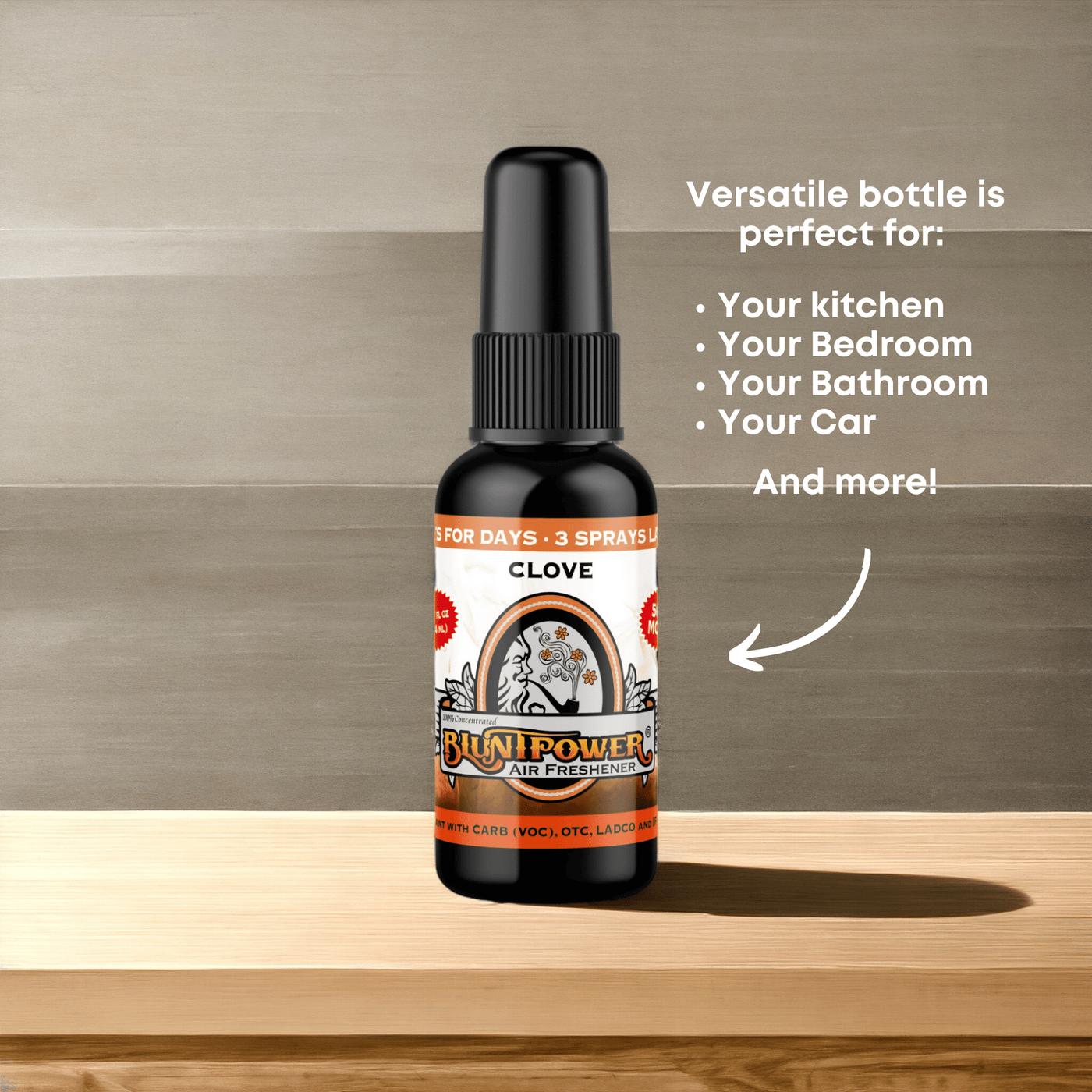 Clove Air Freshener Spray - BluntPower Air Freshener