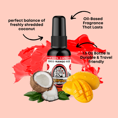 Coco Mango Red Air Freshener Spray - BluntPower Air Freshener