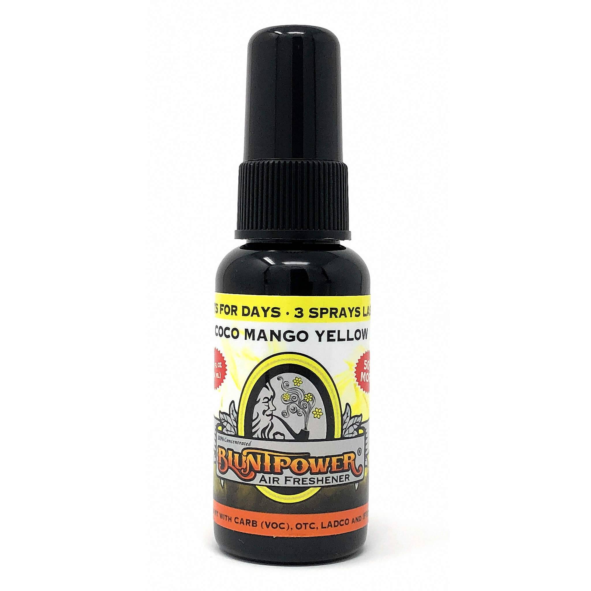 Coco Mango Yellow Spray Air Freshener Bundle (3 Pack) - BluntPower Air Freshener