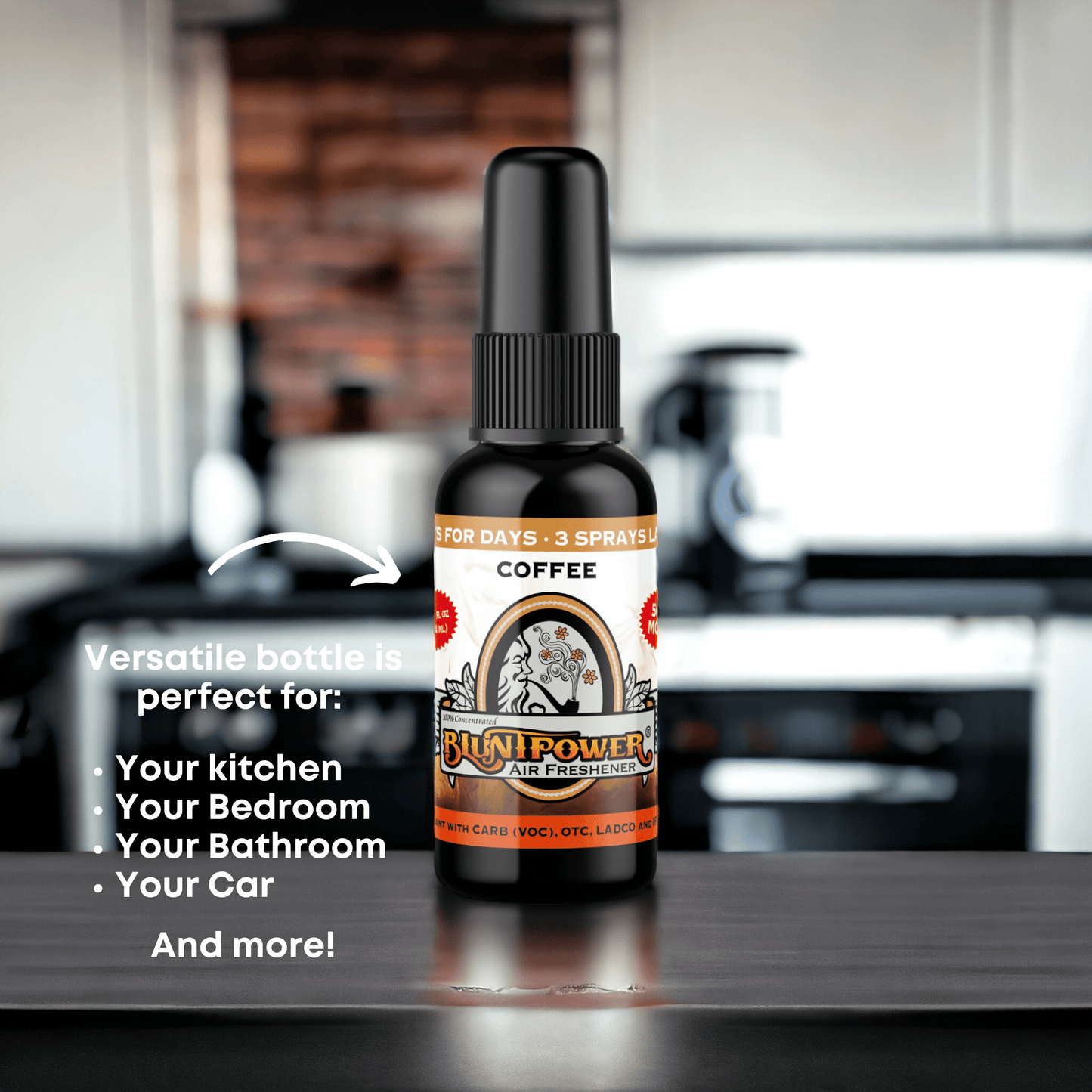 Coffee Air Freshener Spray - BluntPower Air Freshener
