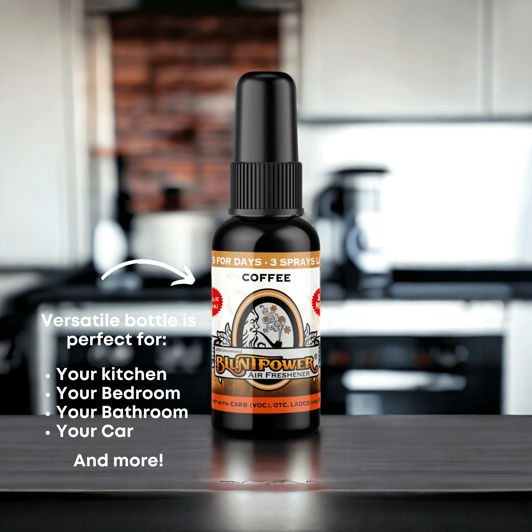 Coffee Air Freshener Spray - BluntPower Air Freshener