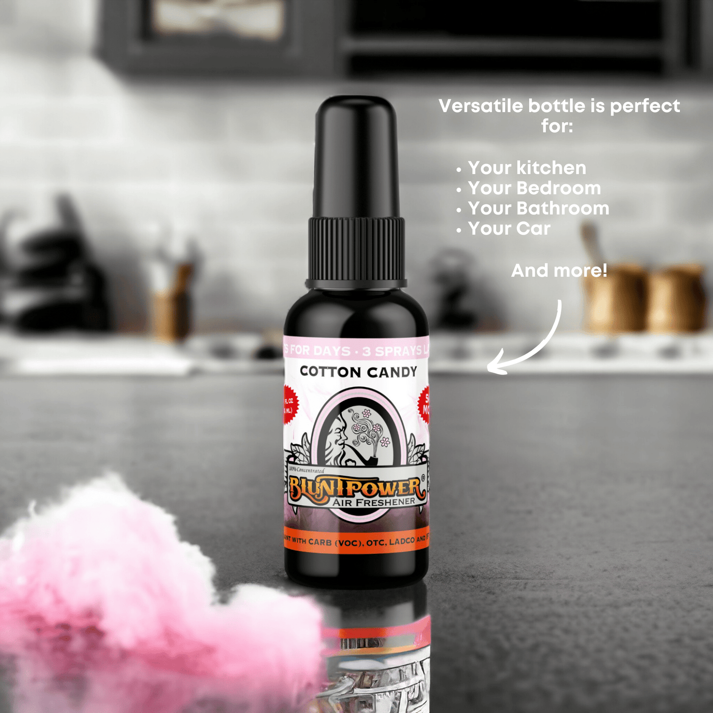 Cotton Candy Air Freshener Spray - BluntPower Air Freshener