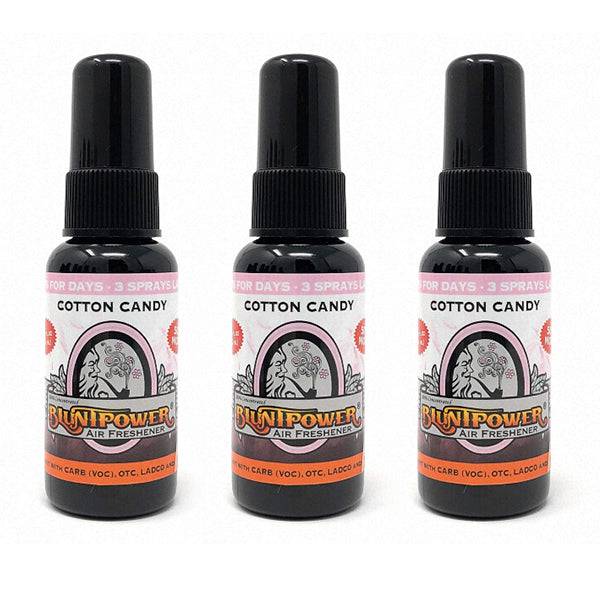 Cotton Candy Long-Lasting Spray Air Freshener Bundle (3 Pack) - BluntPower Air Freshener