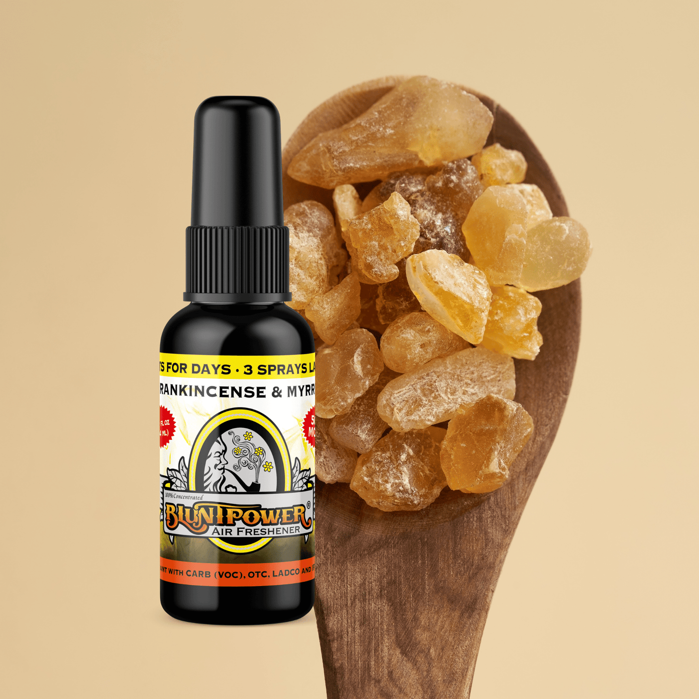 Frankincense & Myrrh Air Freshener Spray - BluntPower Air Freshener