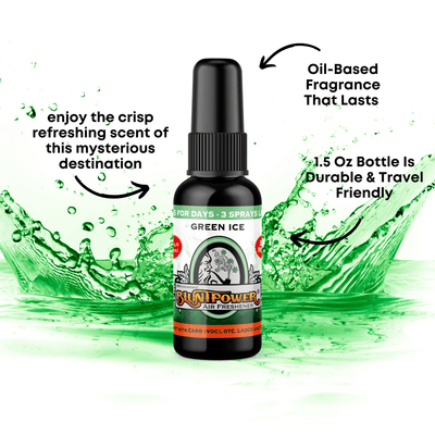 Green Ice Air Freshener Spray - BluntPower Air Freshener