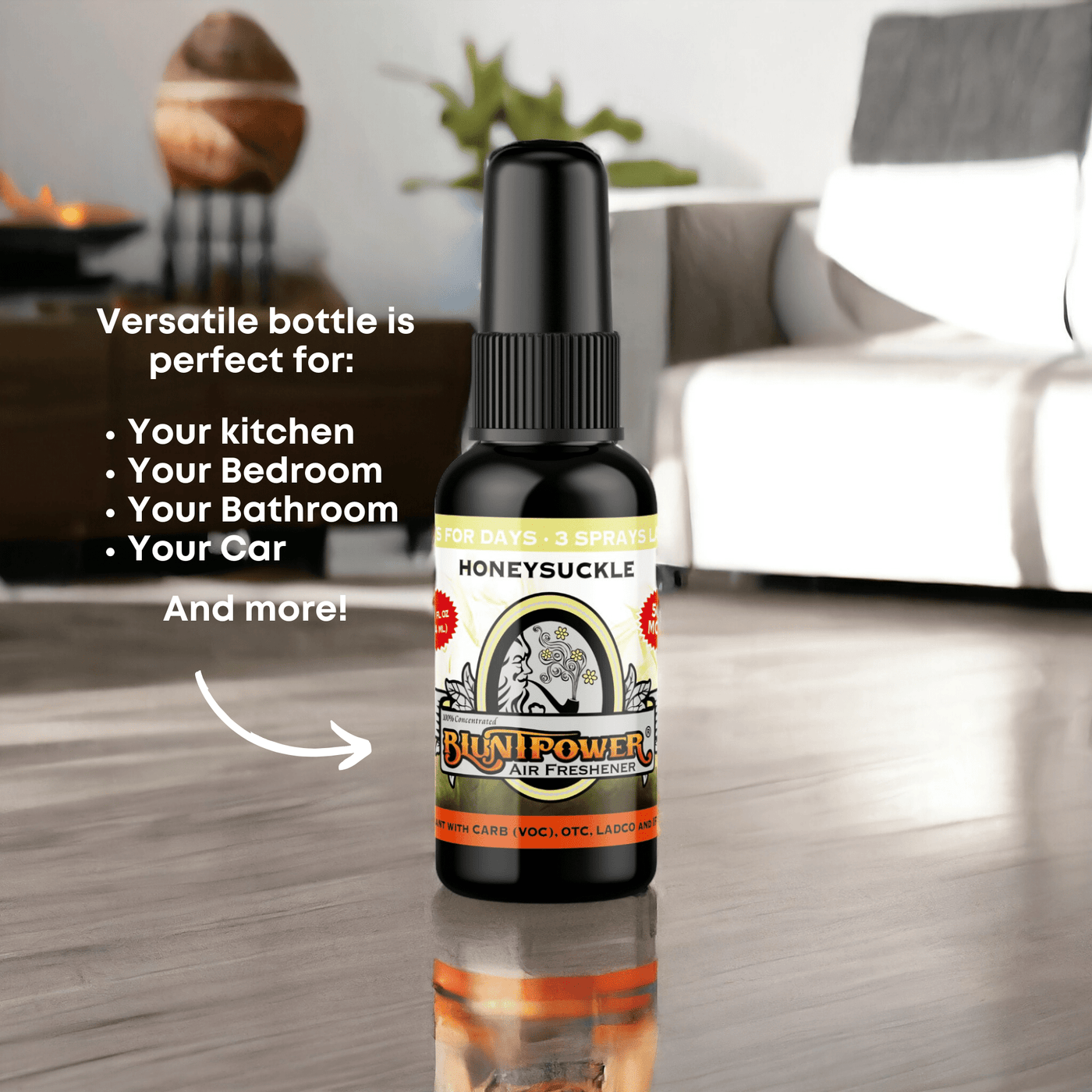 Honeysuckle Air Freshener Spray - BluntPower Air Freshener