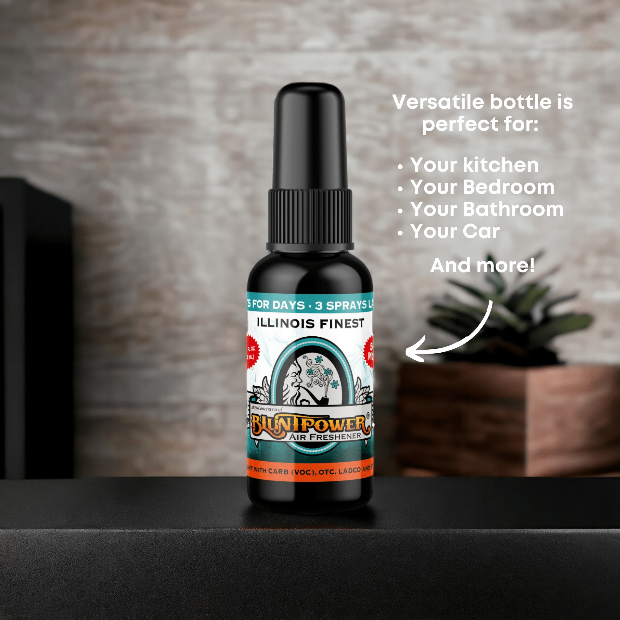 Illinois Finest Air Freshener Spray - BluntPower Air Freshener