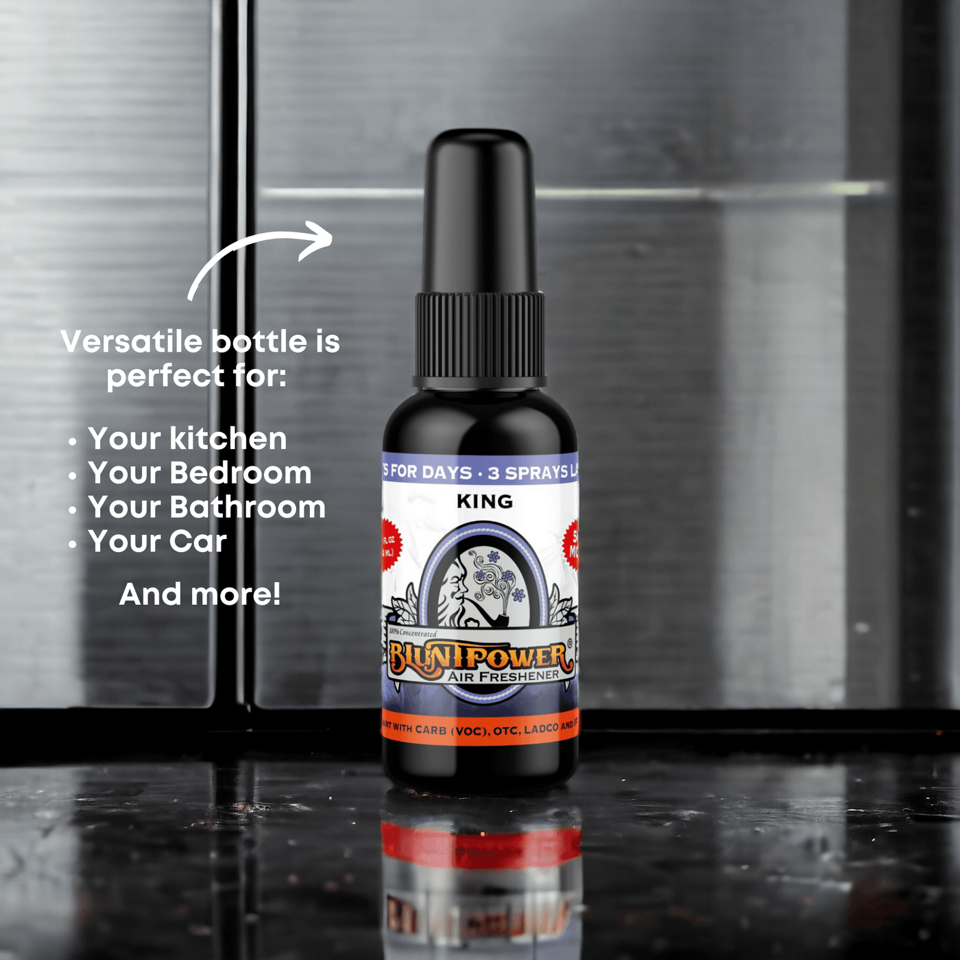 King Air Freshener Spray - BluntPower Air Freshener