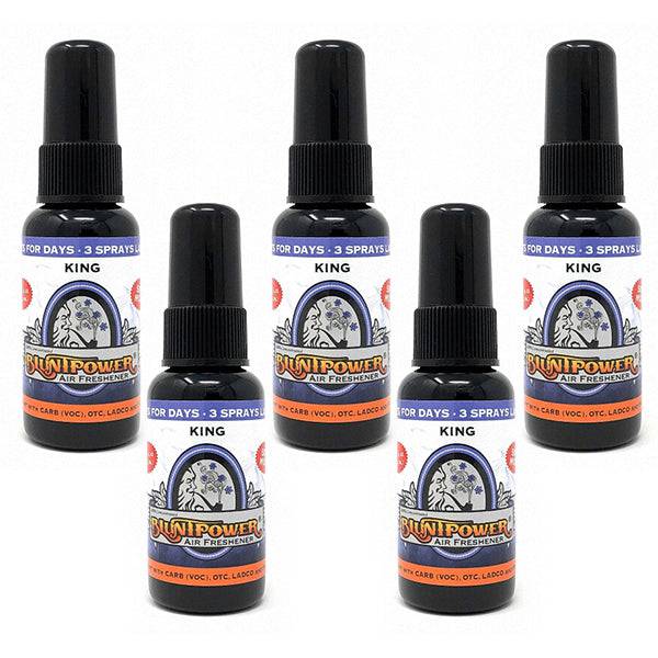 King Spray Air Freshener Bundle (5 Pack) - BluntPower Air Freshener